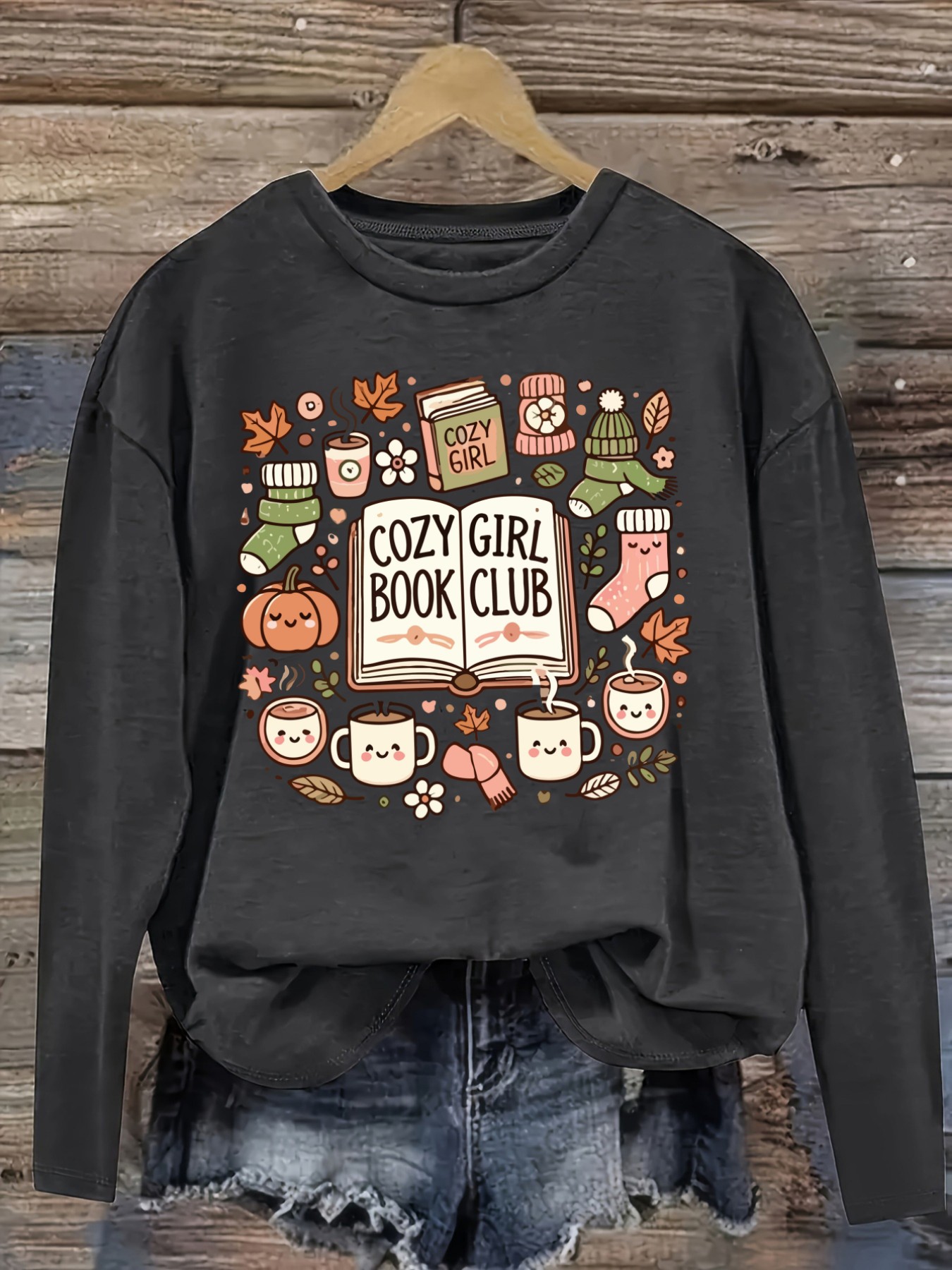 Camiseta Feminina Casual de Ma - Books avaliação e preço