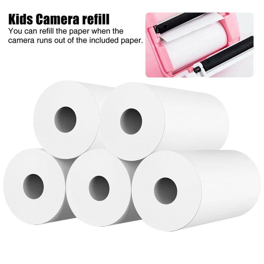 Novos 10 rolos de papéis térmi - Mini Pocket Thermal Printer Paper Roll avaliação e preço