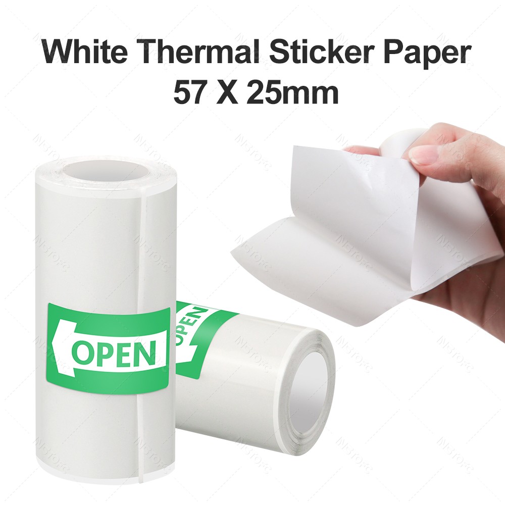 Papel adesivo imprimível 3 ~ 1 - Mini Pocket Thermal Printer Paper Roll avaliação e preço