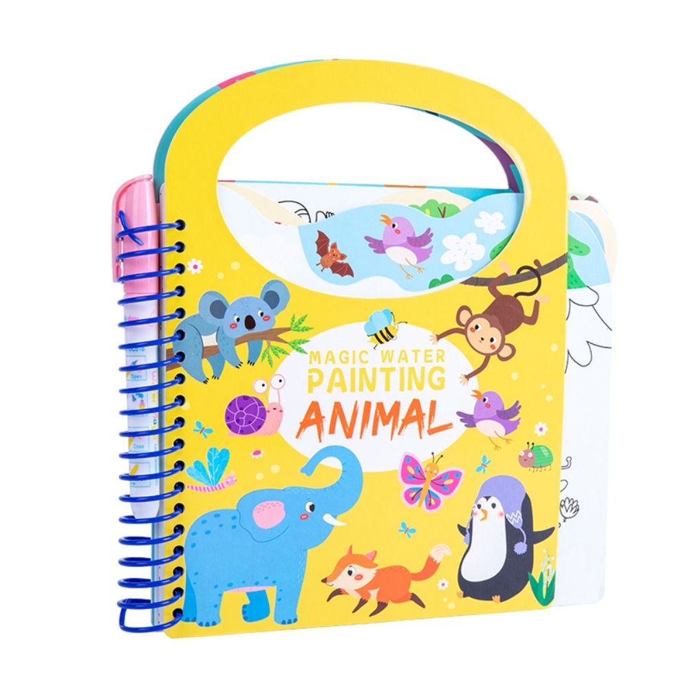 Livro de Desenho Mágico com Ág - Reusable Water Magic Coloring Book avaliação e preço