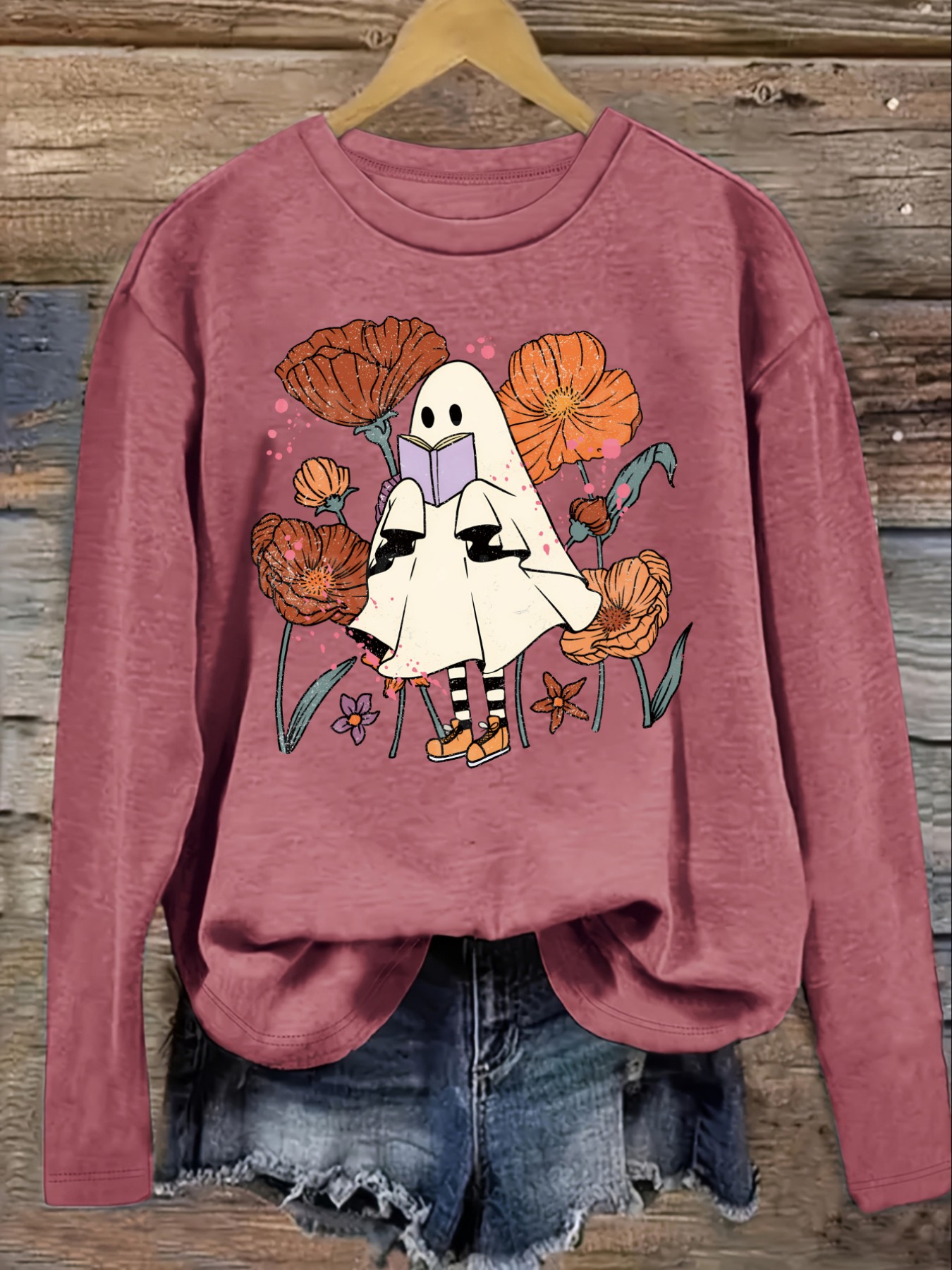 Camiseta Feminina Casual de Ma - Books avaliação e preço