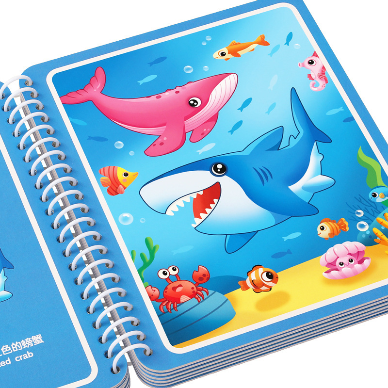 Livro Mágico de Desenho com Ág - Reusable Water Magic Coloring Book avaliação e preço