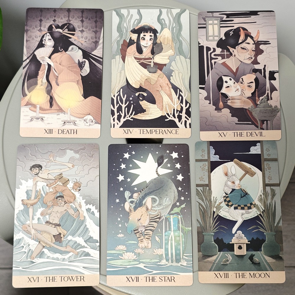 Cartas de Tarô Yokai 78 Peças: - Tarot Deck With Guidebook avaliação e preço