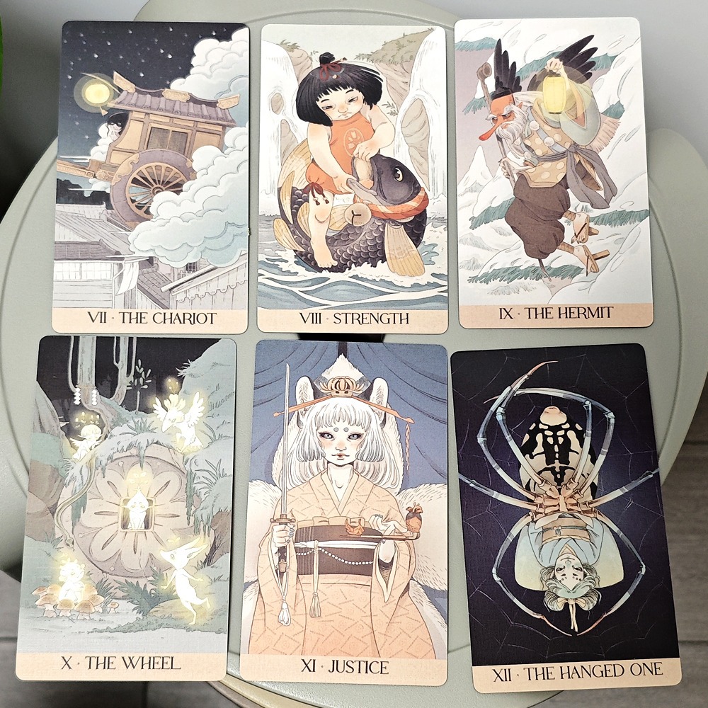 Cartas de Tarô Yokai 78 Peças: - Tarot Deck With Guidebook avaliação e preço